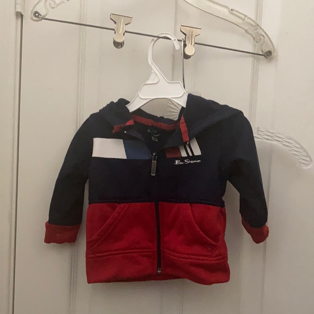 FINAL MARKDOWN Ben Sherman infant velour jacket 12 months